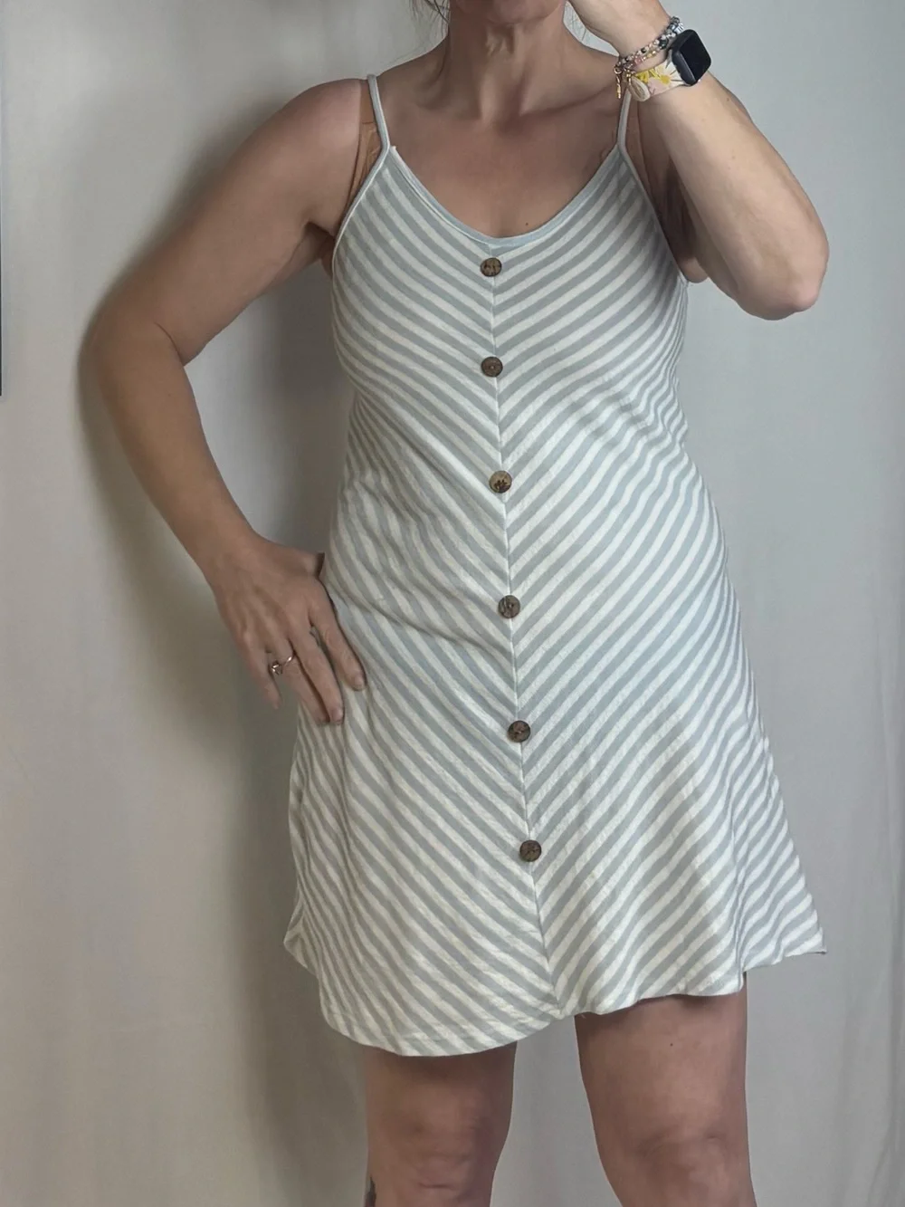 caution to the wind blue dress Caution To The Wind White And Blue Dress Size Small , light weight